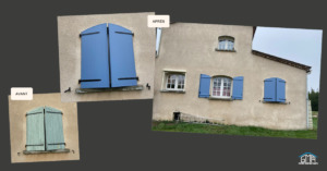 Volets battants en aluminium GMA Fenêtres Alès